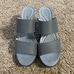 Crocs wedge sandals